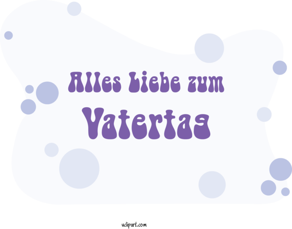 Free Holidays Design Logo Diagram For Alles Liebe Zum Vatertag Clipart Transparent Background