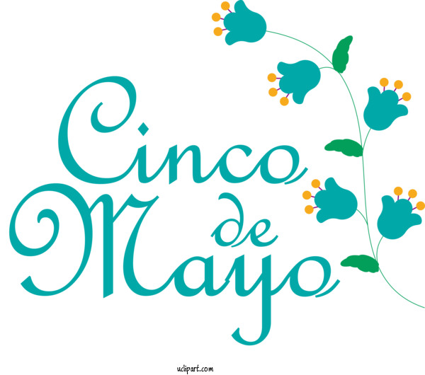 Free Holidays Logo Stencil Design For Cinco De Mayo Clipart Transparent Background