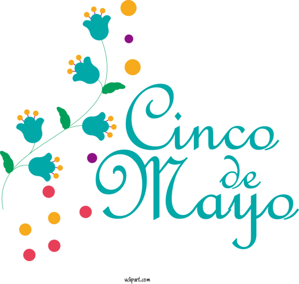 Free Holidays Logo Floral Design Meter For Cinco De Mayo Clipart Transparent Background