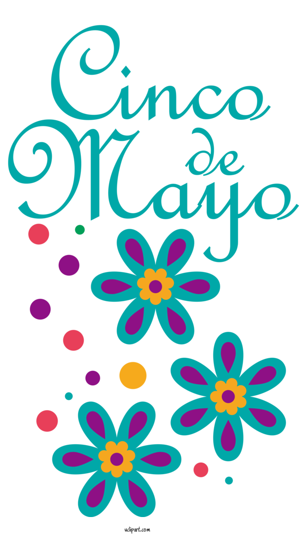 Free Holidays Floral Design Design Flower For Cinco De Mayo Clipart Transparent Background