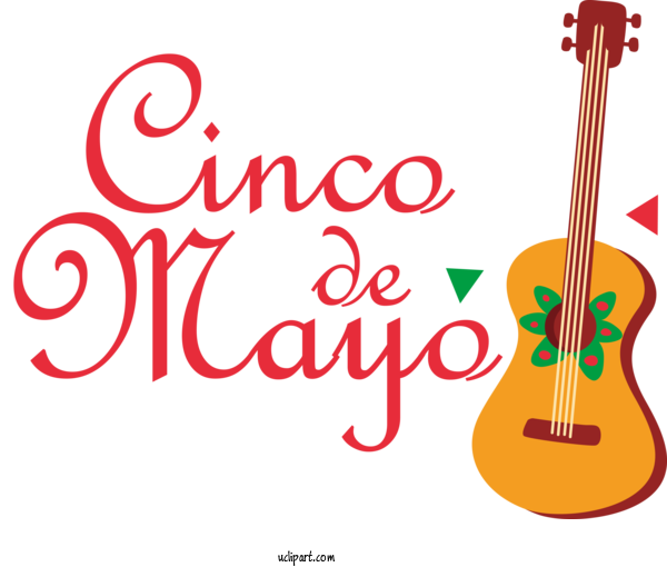 Free Holidays String Instrument Logo Clothing For Cinco De Mayo Clipart Transparent Background