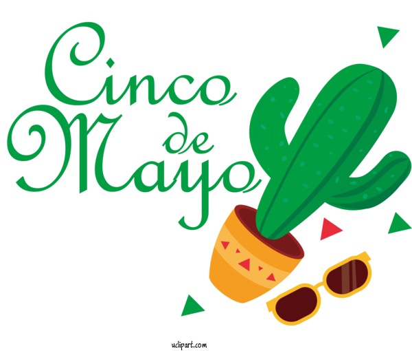 Free Holidays Logo Design Stencil For Cinco De Mayo Clipart Transparent Background