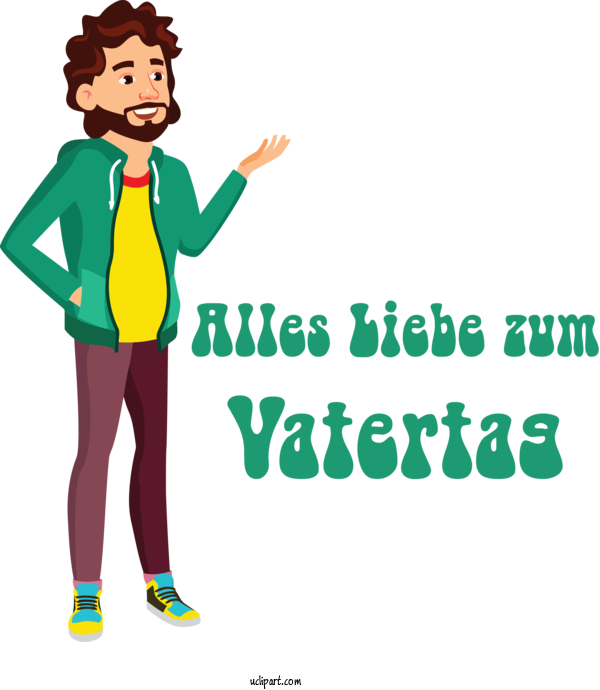 Free Holidays Cartoon Logo Smile For Alles Liebe Zum Vatertag Clipart Transparent Background