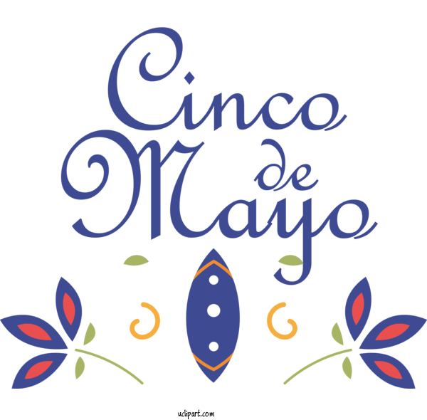 Free Holidays Logo Leaf Design For Cinco De Mayo Clipart Transparent Background