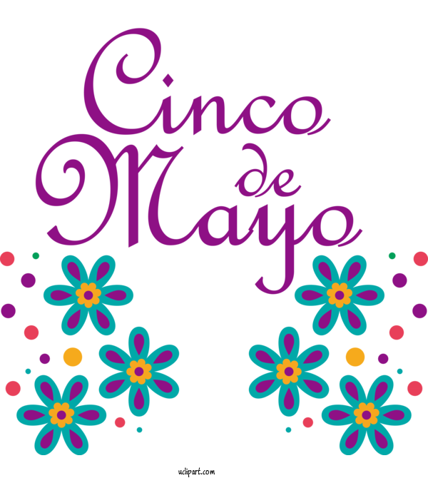Free Holidays Floral Design Cut Flowers For Cinco De Mayo Clipart Transparent Background