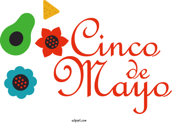 Free Holidays Logo Line Design For Cinco De Mayo Clipart Transparent Background
