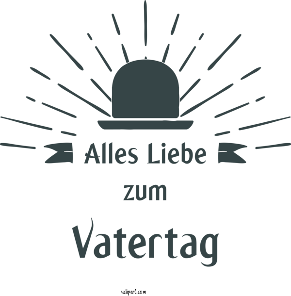Free Holidays Logo Font Design For Alles Liebe Zum Vatertag Clipart Transparent Background