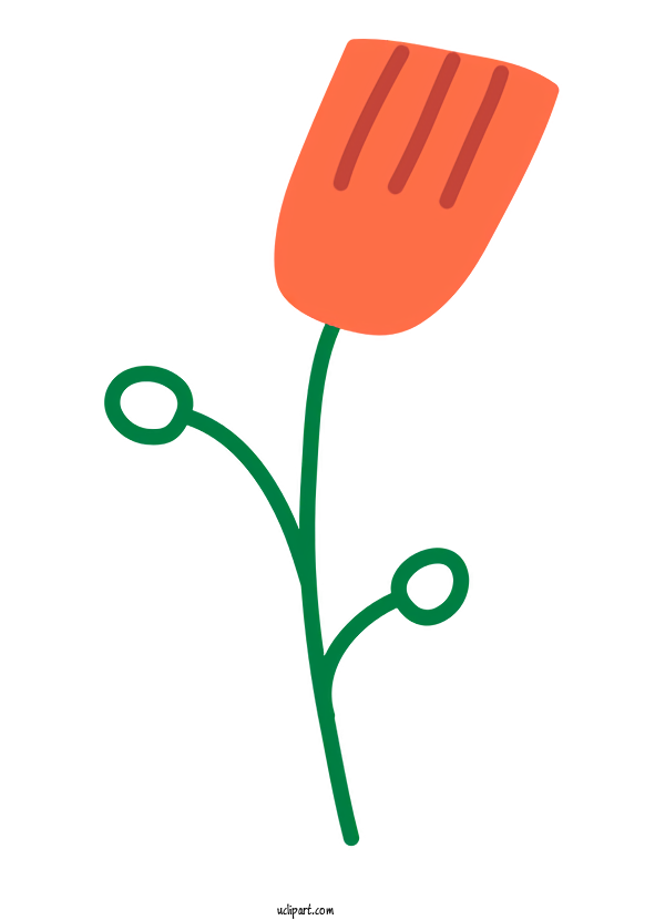 Free Cartoon Plant Stem Flower Leaf For Clipart Clipart Transparent Background
