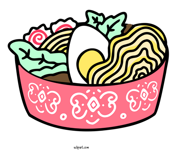Free Cartoon Baking Cup Storage Basket M Line For Clipart Clipart Transparent Background