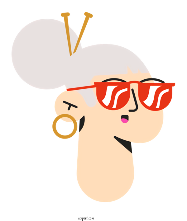 Free Cartoon Glasses Cartoon Character For Clipart Clipart Transparent Background