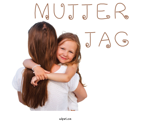 Free Holidays Hair Coloring Friendship Hug For Muttertag Clipart Transparent Background