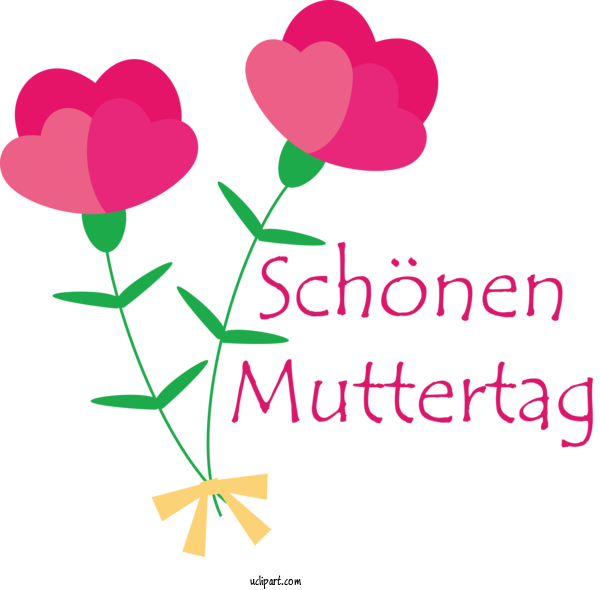 Free Holidays Floral Design Flower Plant Stem For Muttertag Clipart Transparent Background