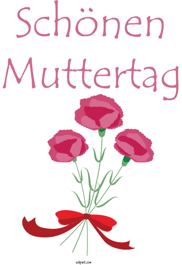 Free Holidays Floral Design Plant Stem Flower For Muttertag Clipart Transparent Background