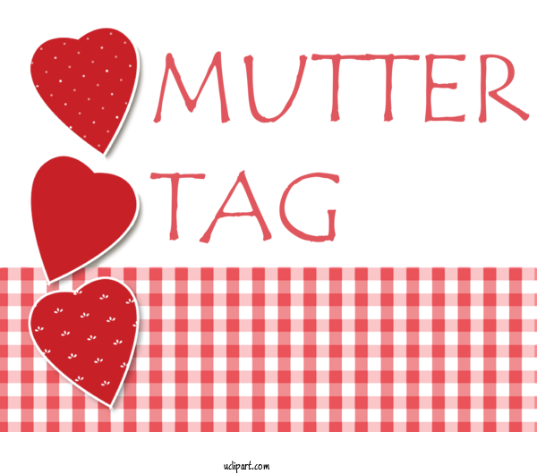 Free Holidays Greeting Card  Mother's Day For Muttertag Clipart Transparent Background