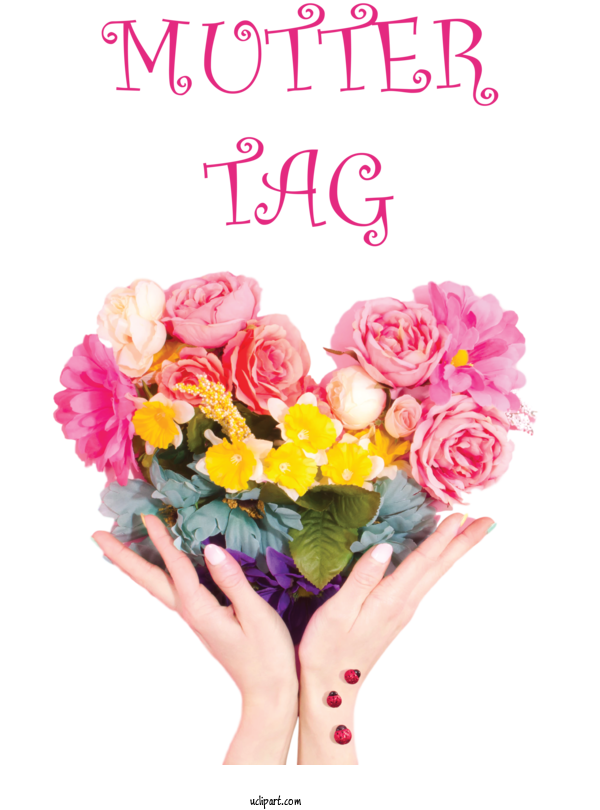 Free Holidays Flower Flower Bouquet Floral Design For Muttertag Clipart Transparent Background