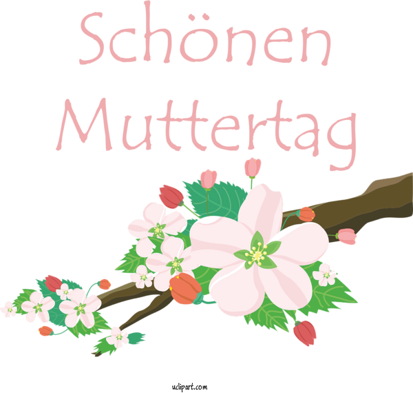 Free Holidays English Grammar Floral Design For Muttertag Clipart Transparent Background