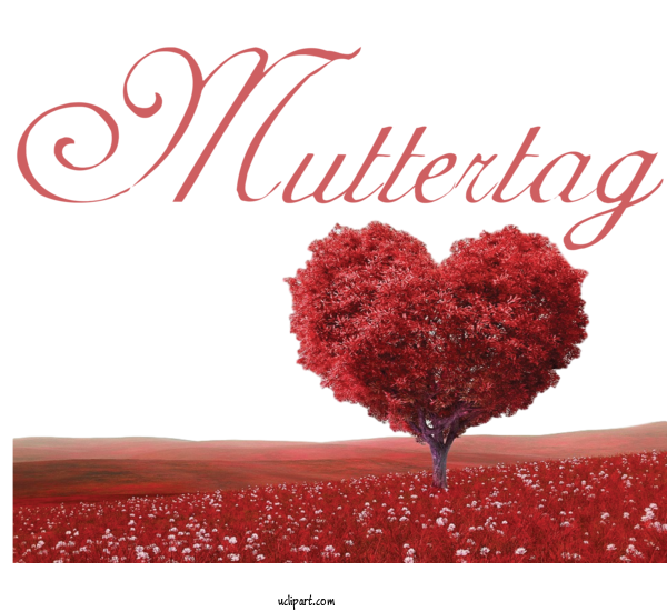 Free Holidays Valentine's Day Greeting Card Heart For Muttertag Clipart Transparent Background