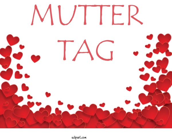 Free Holidays Valentine's Day Boyfriend Word For Muttertag Clipart Transparent Background