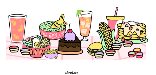 Free Food Fast Food Design Cartoon For Dinner Clipart Transparent Background