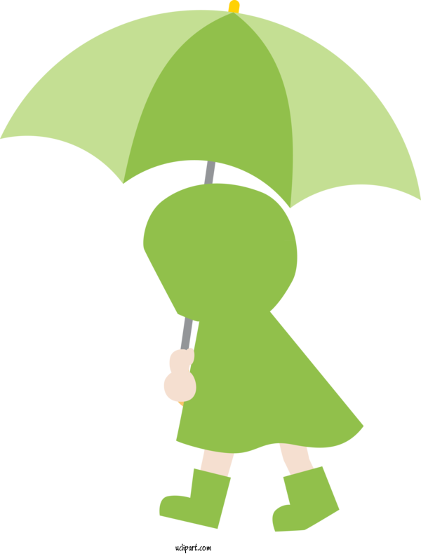 Free Weather Cartoon Character Leaf For Rain Clipart Transparent Background