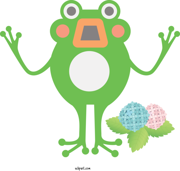 Free Animals Toad Frogs Cartoon For Frog Clipart Transparent Background