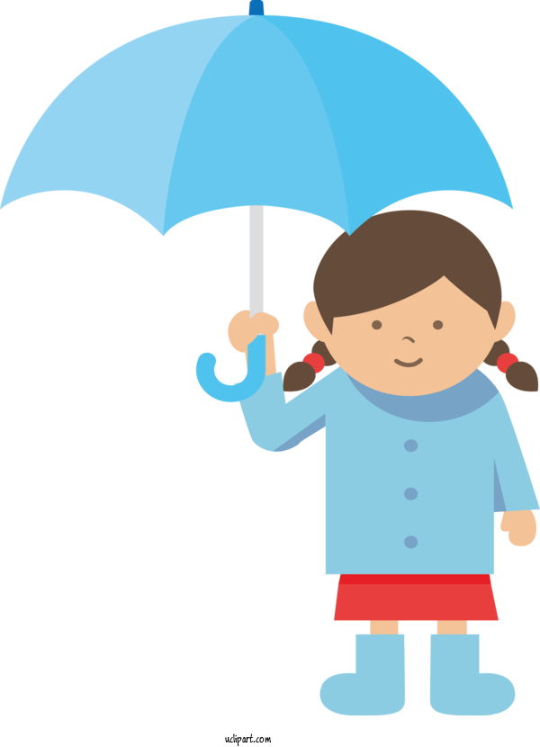 Free Weather Cartoon Umbrella For Rain Clipart Transparent Background