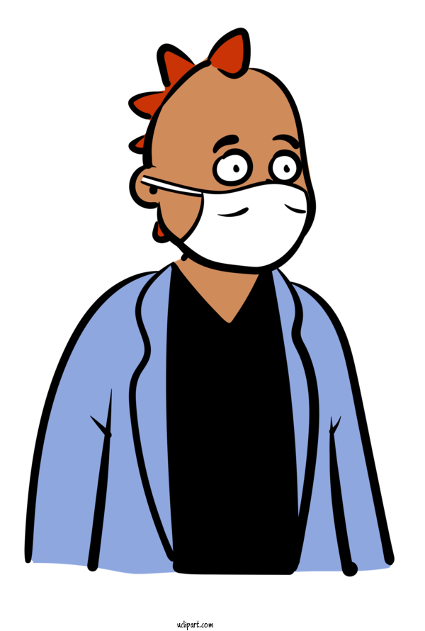 Free Medical Transparency Cartoon For Surgical Mask Clipart Transparent Background