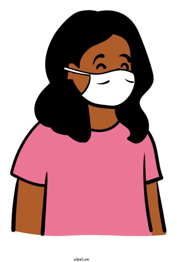 Free Medical Cartoon Clothing For Surgical Mask Clipart Transparent Background