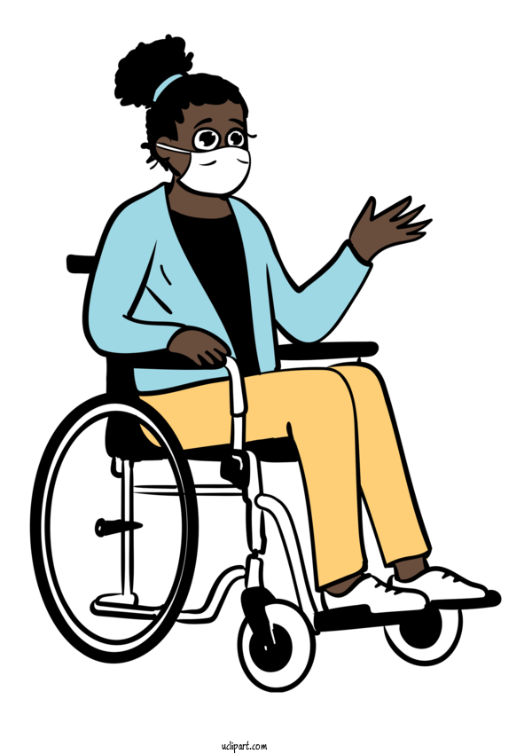 Free Activities Sitting Wheelchair Drawing For Sitting Clipart Transparent Background