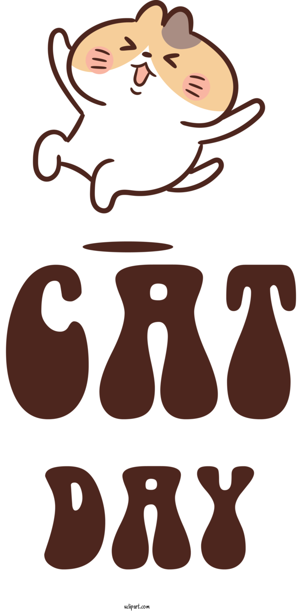 Free Animals Design Cartoon Logo For Cat Clipart Transparent Background