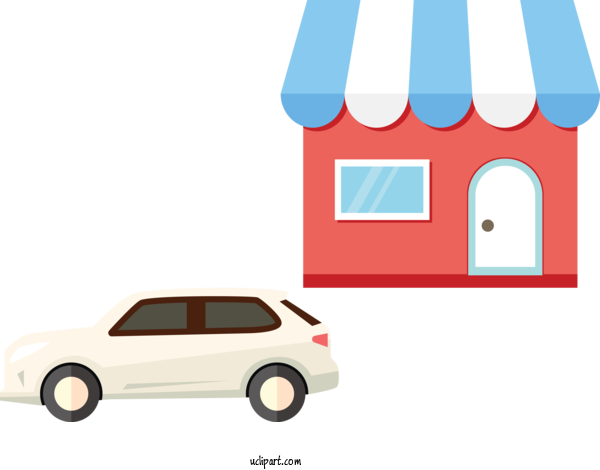 Free Buildings Car Compact Car Car Door For Store Clipart Transparent Background