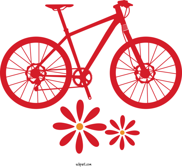 Free Transportation Bicycle Mountain Bike Road Bike For Bicycle Clipart Transparent Background