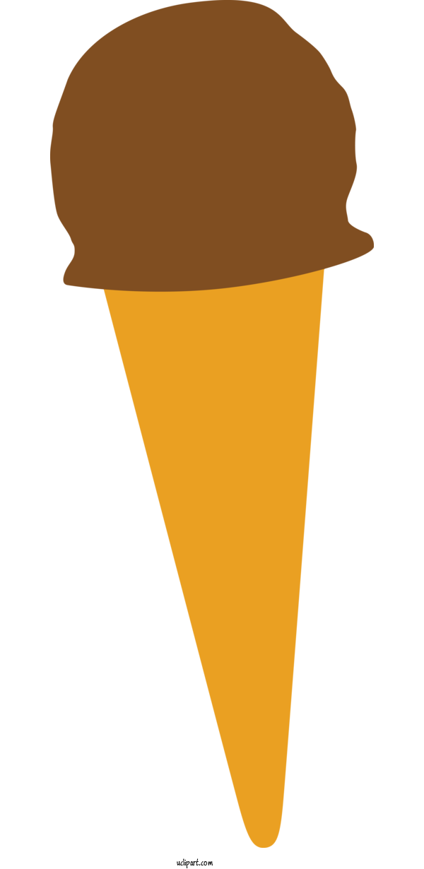 Free Food Ice Cream Cone Angle Line For Ice Cream Clipart Transparent Background