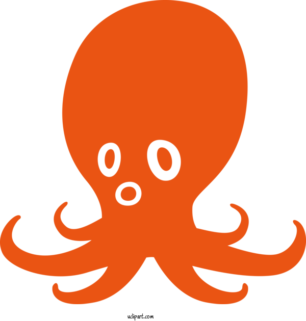 Free Animals Octopus Cartoon Line For Octopus Clipart Transparent Background