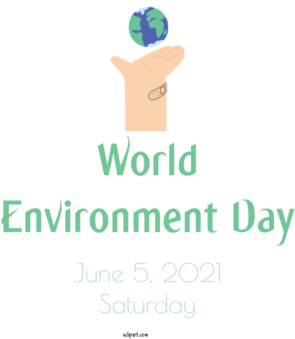 Free Holidays Logo Font Meter For World Environment Day Clipart Transparent Background