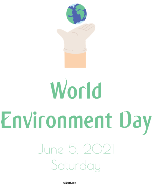 Free Holidays Logo Font Joint For World Environment Day Clipart Transparent Background