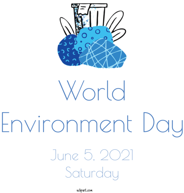 Free Holidays Design Logo Font For World Environment Day Clipart Transparent Background