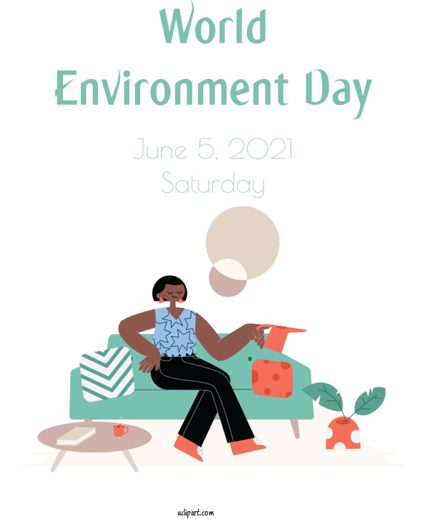 Free Holidays Design Cartoon Line For World Environment Day Clipart Transparent Background