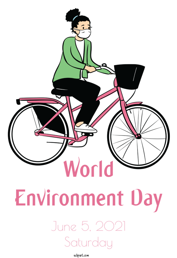 Free Holidays Bicycle Cycling Road Bike For World Environment Day Clipart Transparent Background