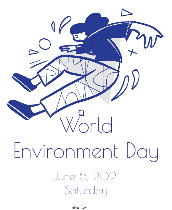 Free Holidays Design Text For World Environment Day Clipart Transparent Background