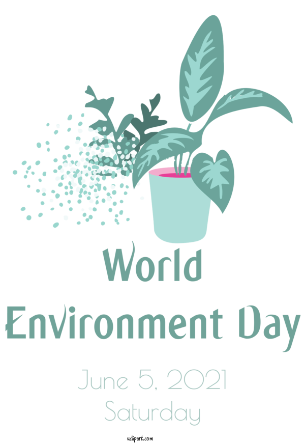 Free Holidays Logo Green Font For World Environment Day Clipart Transparent Background
