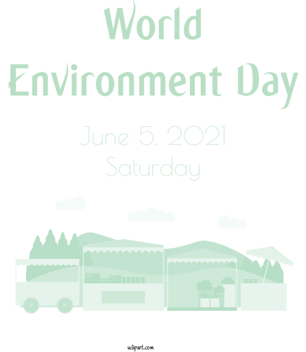 Free Holidays Design Logo Font For World Environment Day Clipart Transparent Background