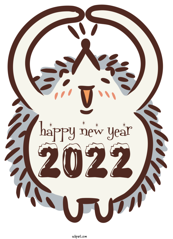 Free Holidays Logo Cartoon Meter For New Year Clipart Transparent Background