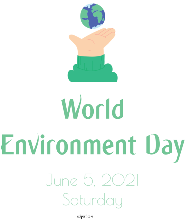 Free Holidays Logo Green Meter For World Environment Day Clipart Transparent Background