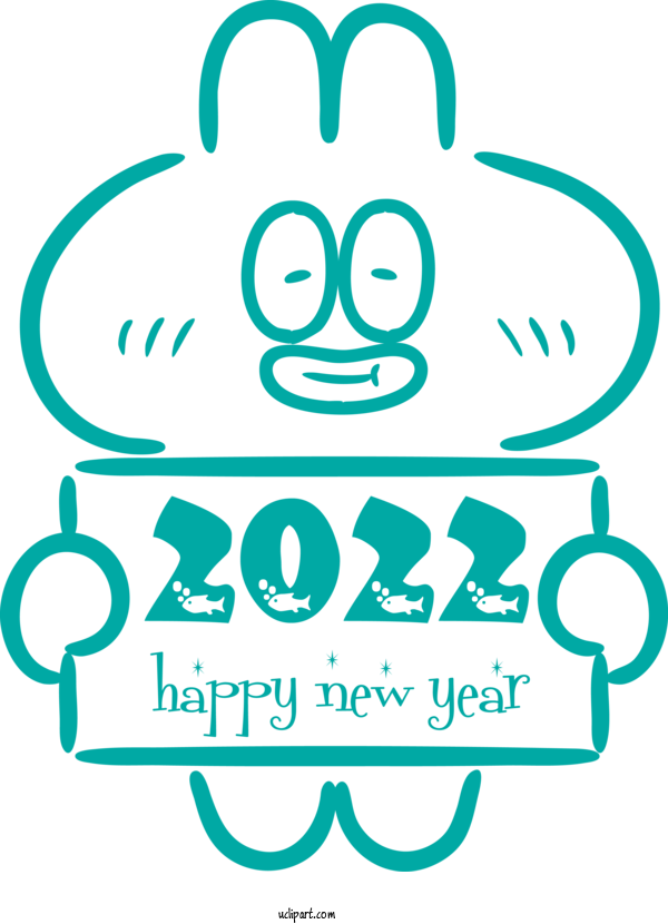 Free Holidays Line Art Logo Meter For New Year Clipart Transparent Background