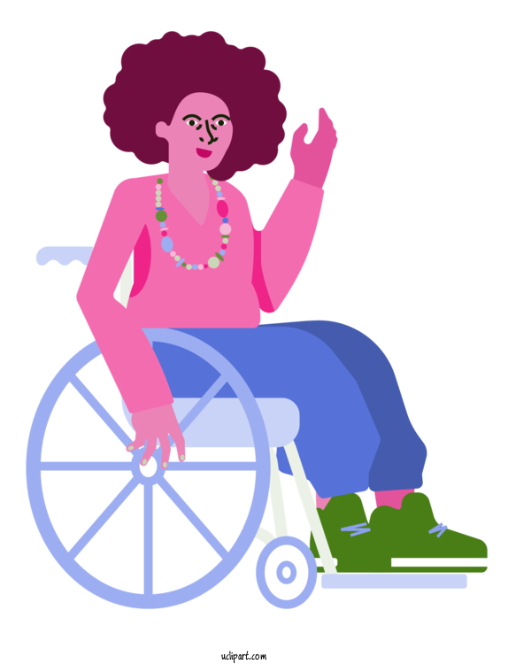 Free Transportation Cartoon Meter For Wheelchair Clipart Transparent Background
