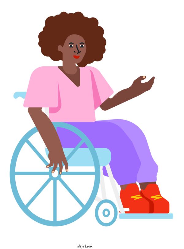 Free Transportation Wheel Spoke Bicycle For Wheelchair Clipart Transparent Background