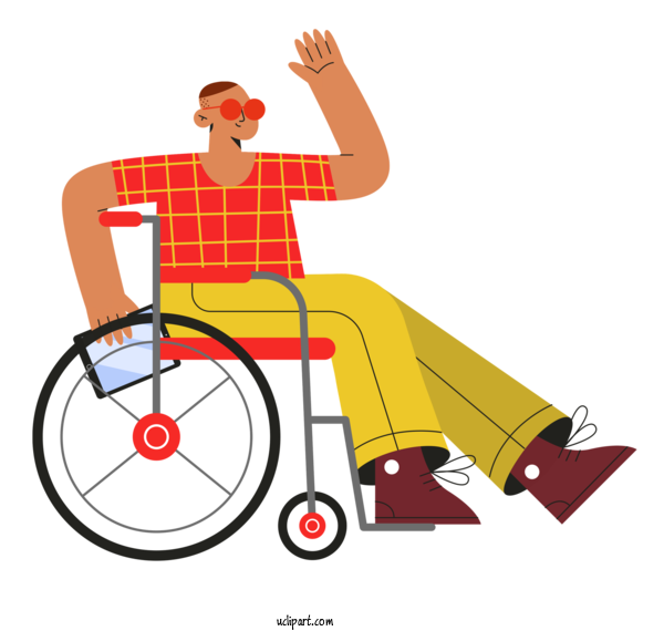 Free Transportation Gratis For Wheelchair Clipart Transparent Background