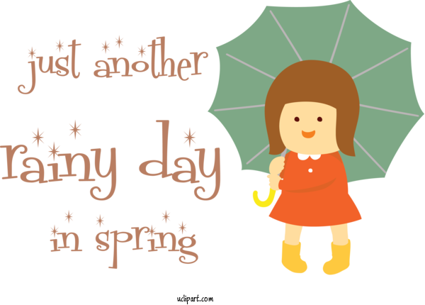 Free Life Cartoon Logo Character For Rainy Day Clipart Transparent Background