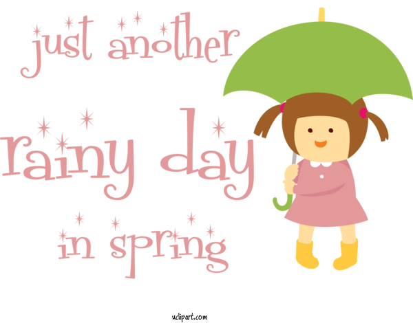 Free Life Cartoon Logo Character For Rainy Day Clipart Transparent Background